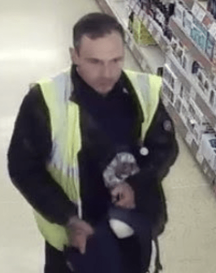 Officers Investigating An Incident In A Salisbury Supermarket Have Released Cctv Images Of A Man They Are Keen To Identify