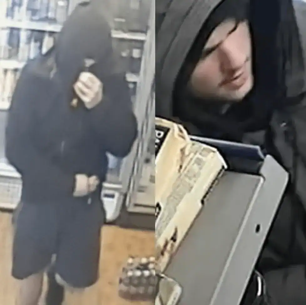 Knife-Wielding Robber Targets Store 4 U on New Chester Road – Police Release CCTV Images in Hunt for Suspect