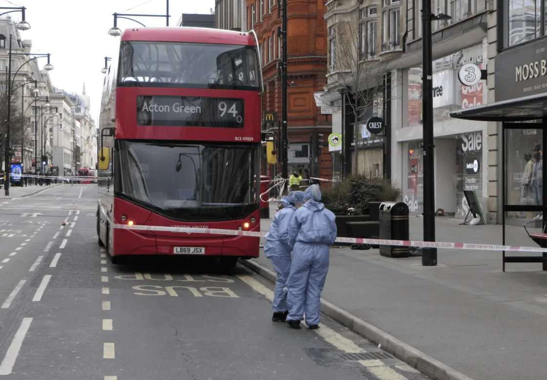 Man, 25, Fighting for Life After Terrifying Oxford Street Bus Stabbing