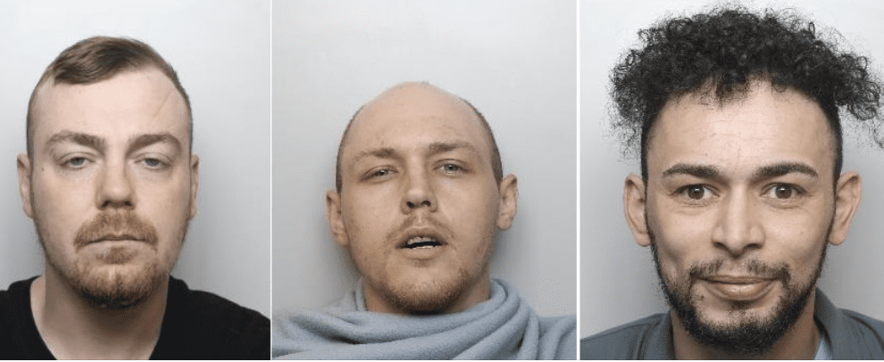 Three Men Have This Week Been Jailed Following A String Of Burglaries, Robberies And Thefts Across The Totley And Gleadless Of Sheffield
