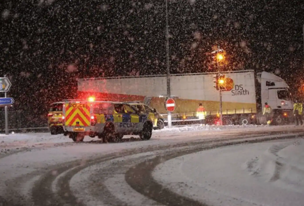 Amber Alert as Arctic Blast Brings Freezing Cold and Snow to England and Scotland