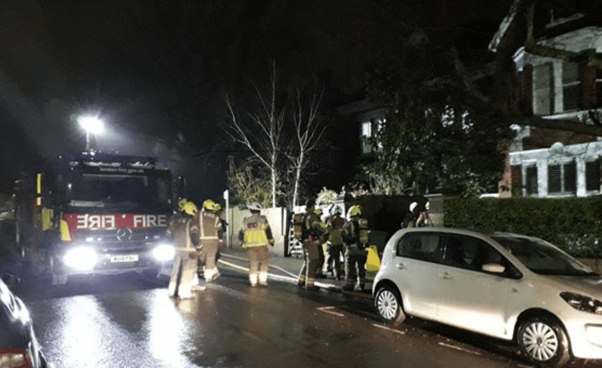 Basement Damaged After Richmond House Blaze