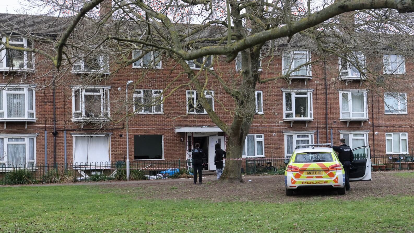 East Malling Flats Remain In Police Lockdown After A Serious Incident And Significant Damages