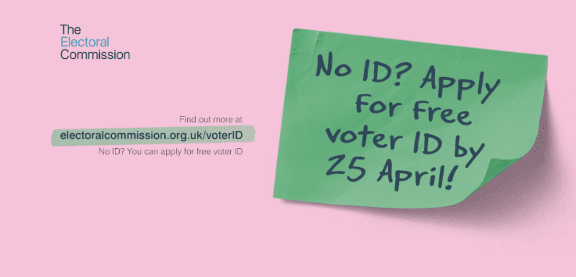 Bring Photo Id To Vote In The Local Elections On 4 May