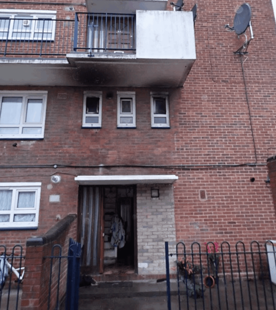 After A Flat Fire On Arthingworth Street In Stratford Today, Firefighters Issued A Heater Safety Warning