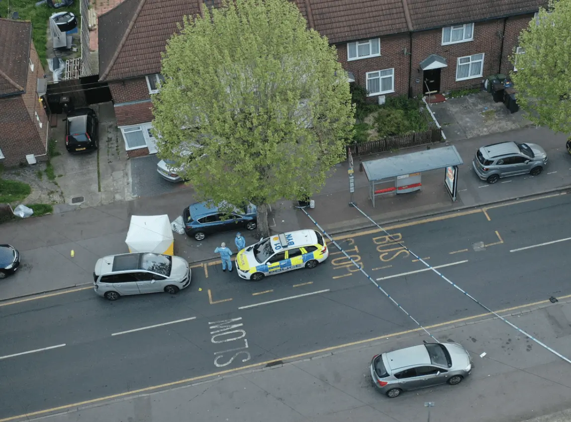A Murder Investigation Has Been Launched After An 18-year-old Man Was Found With Stab Wounds In Dagenham After A Group Of Men Were Fighting  With Machetes Near Heathway Station