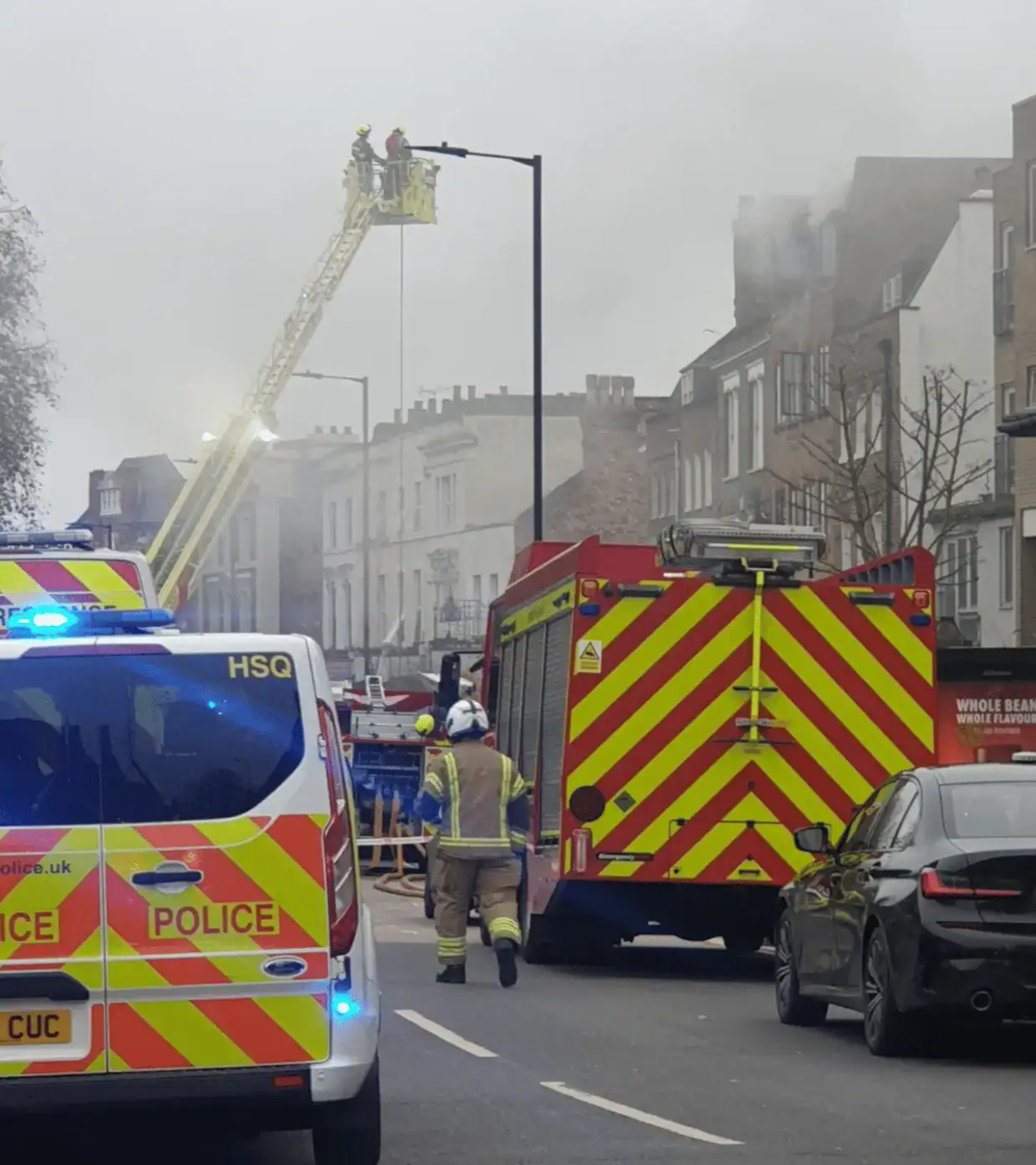 Massive Dalston Lane Blaze Sees 12 Fire Engines Fight Hackney Flat Fire, Major Road Closures and Bus Disruptions