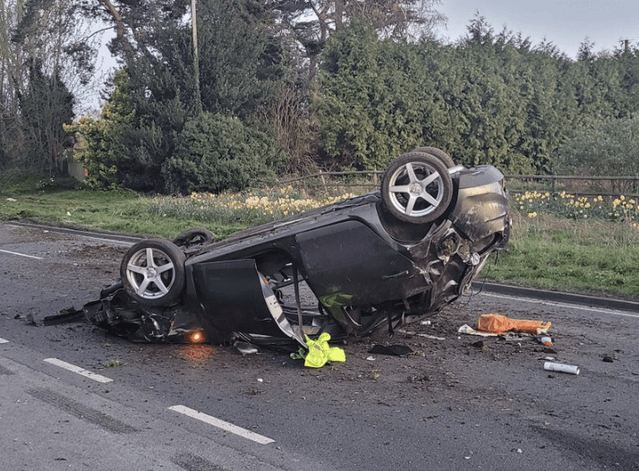 Local Policing Teams From Kent Police Have Arrested A Drunk Driver Following A Collision On The A2 Near Faversham