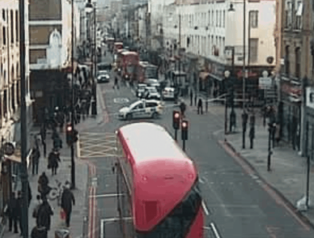 A man been detained under the Mental Health Act following reports he went on the rampage with a baton