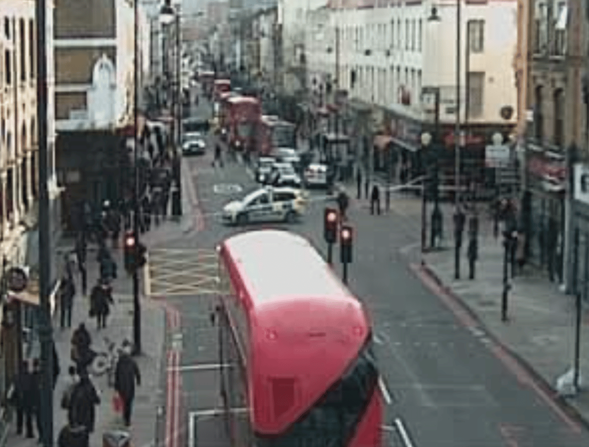 A man been detained under the Mental Health Act following reports he went on the rampage with a baton