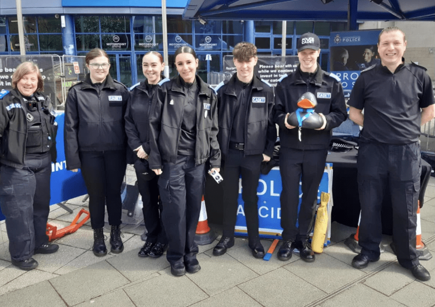 Neighbourhood Cops Got Their Skates On To Interact With Young Families At A Fun Day At Nottingham’s National Ice Centre