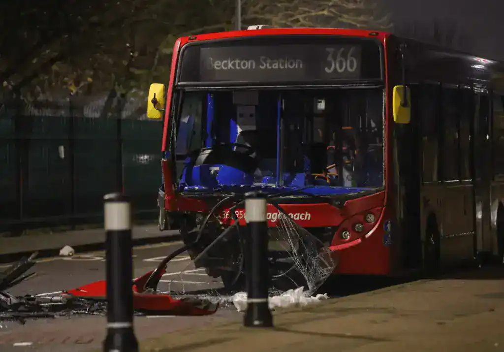 Investigation Launched After Sixty Mile An Hour Police Chase Involving A Bmw Mini Ploughs Into London Bus As Five Passengers Escape Serious Injury Investigation Launched After Sixty Mile An Hour Police Chase Involving A Bmw Mini Ploughs Into London Bus As Five Passengers Escape Serious Injury