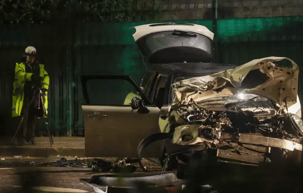 Investigation Launched After Sixty Mile An Hour Police Chase Involving A Bmw Mini Ploughs Into London Bus As Five Passengers Escape Serious Injury