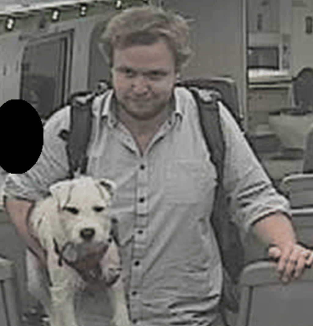 Officers Investigating Two Incidents Of A Dangerous Dog Out Of Control Are Releasing This Image Of A Suspect