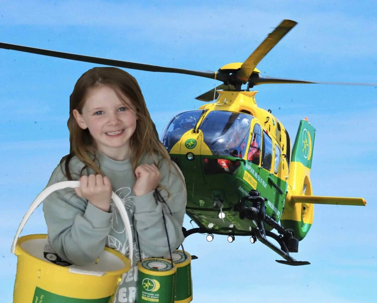 6-Year-Old Charity Hero Alanna Tackles 19-Mile Walk to Boost Hampshire Air Ambulance Funds