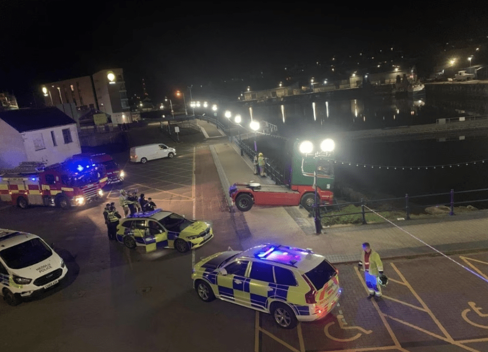 A Shropshire Trucker Was Two Times Over The Drink-drive Limit When He Drove Through A Barrier And Off The Side Of A Marina