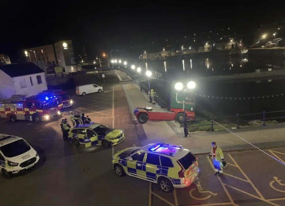 A Shropshire Trucker Was Two Times Over The Drink-drive Limit When He Drove Through A Barrier And Off The Side Of A Marina