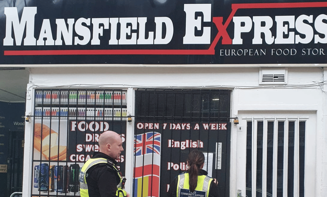 Police In Mansfield Have Closed A Shop After Vaping Products Were Repeatedly Sold To Children