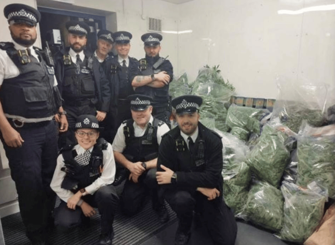 A Large Cannabis Factory Worth Thousands On The Streets Has Been Uncovered In Belvedere