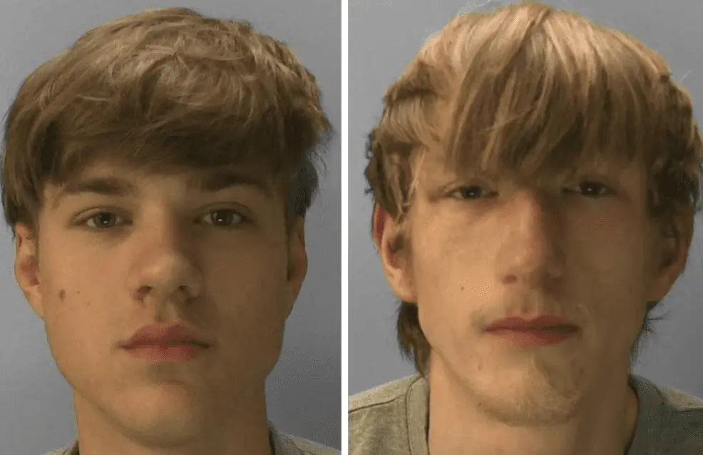 Two young men have been jailed following an unprovoked attack on a family at a takeaway restaurant in Heathfield