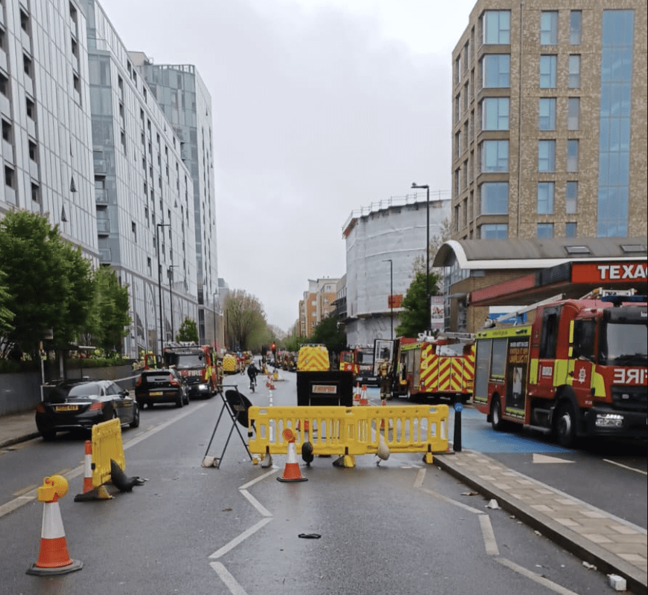 First Pictures From Deptford Blaze Live Updates: Ten Fire Engines Sent To Tackle Blaze At Meridian Fitness With Reports Of Injuries