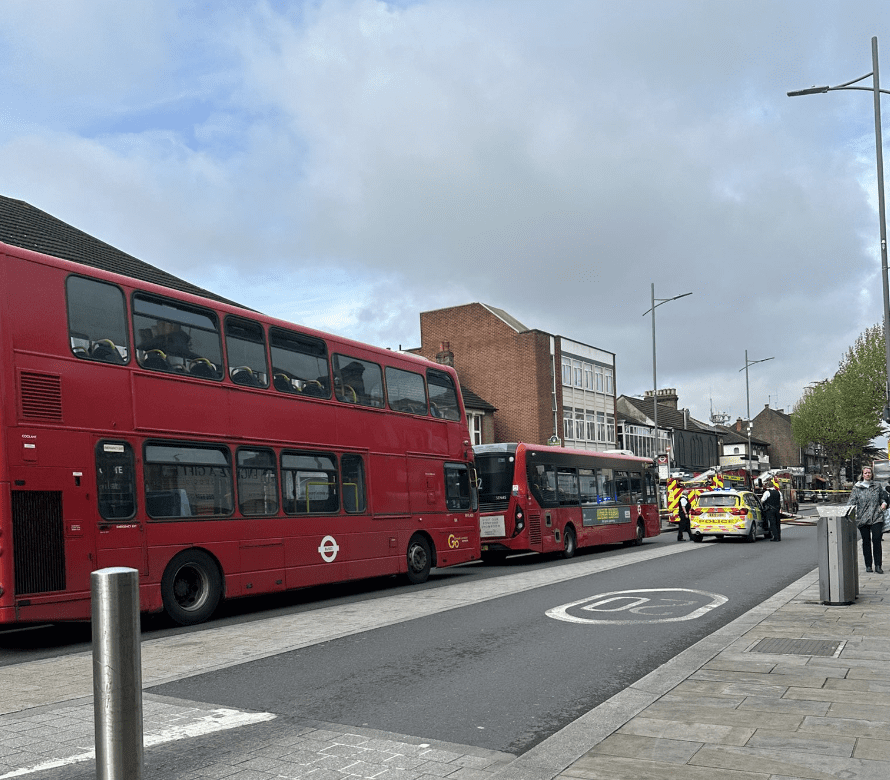 Fire Crews Called After Smoke Poured From The Basement At Builders' Merchant In Bexleyheath