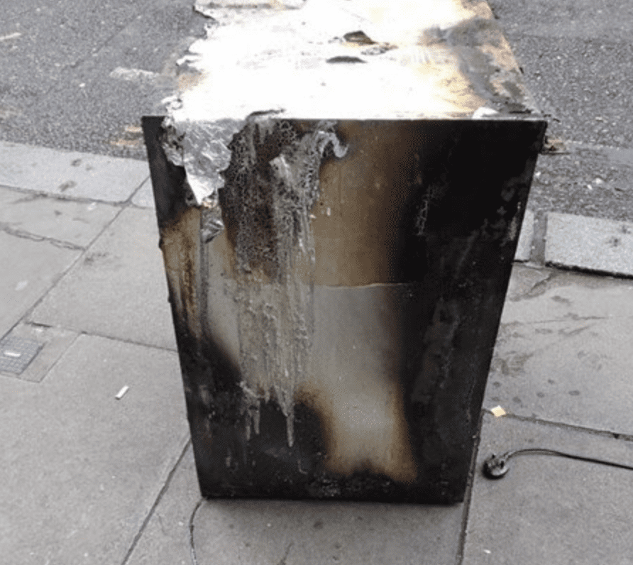 Firefighters Are Reminding People Of Their White Goods Safety Advice After A Restaurant Fire On Old Compton Street In Soho