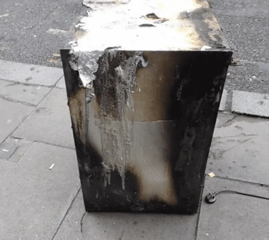 Firefighters are reminding people of their white goods safety advice after a restaurant fire on Old Compton Street in Soho