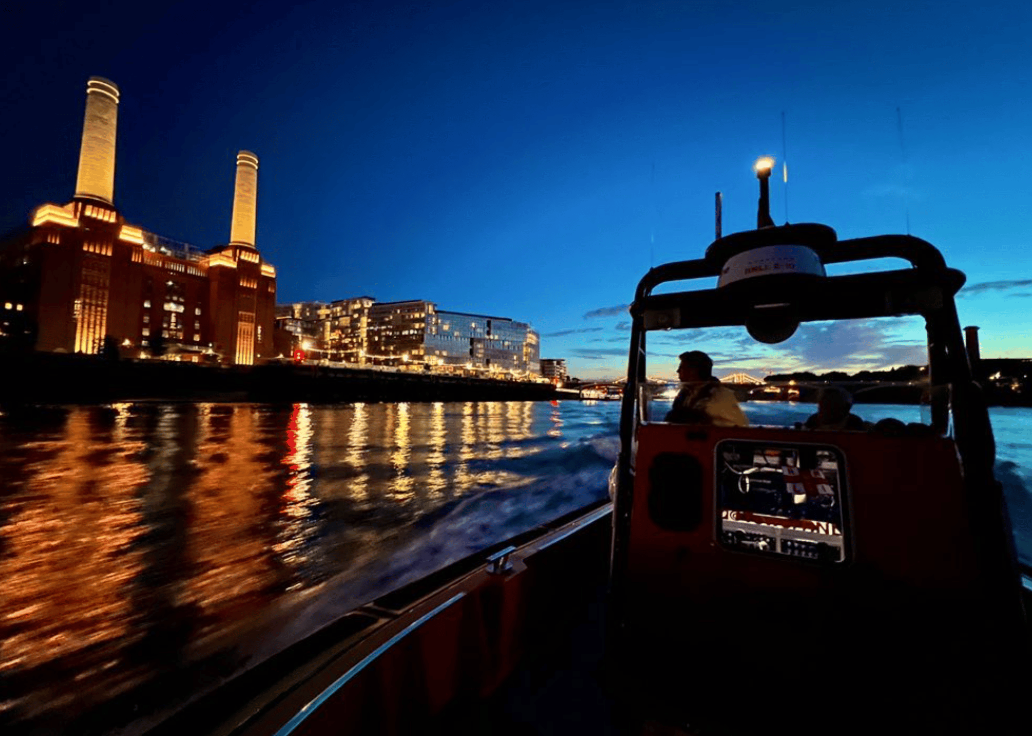 Multi-agency Sar Operation Underway In The Battersea Area After A Person Was Seen In The Water Near Battersea Power Station