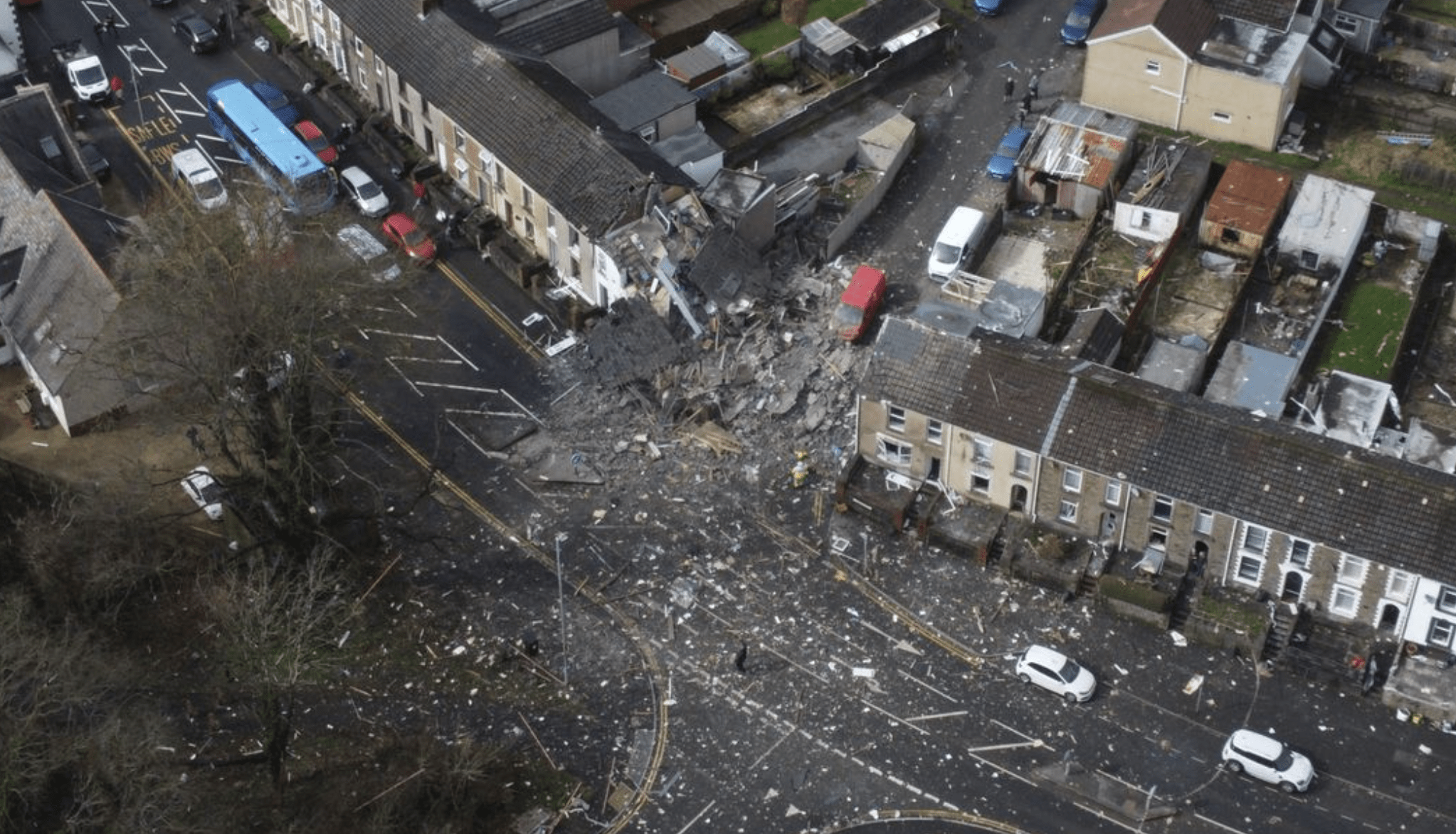One Is Missing And Feared Dead Three Others In Hospital After Gas Explosion At A House In Swansea,