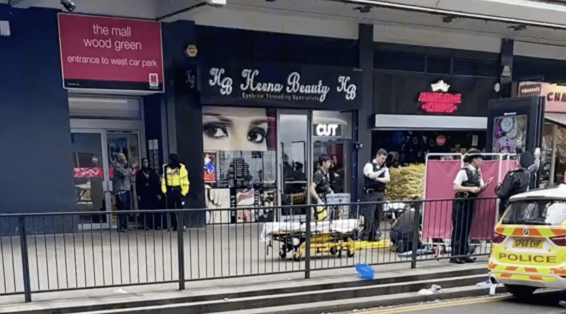 Two Women Are Fighting For Their Lives After Falling From Height At  "the Mall" Car Park  In North London