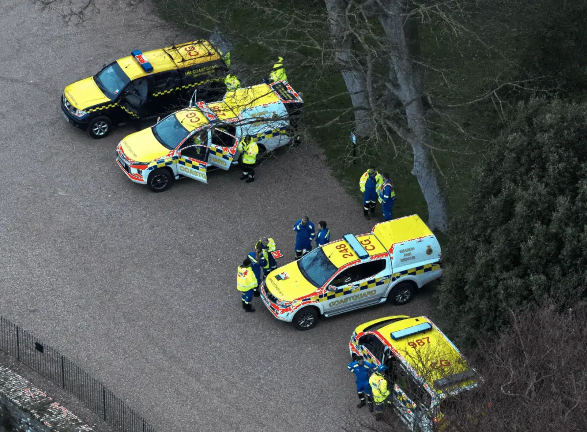 A large search has been launched in Deal after a man suffering from dementia was separated from his family
