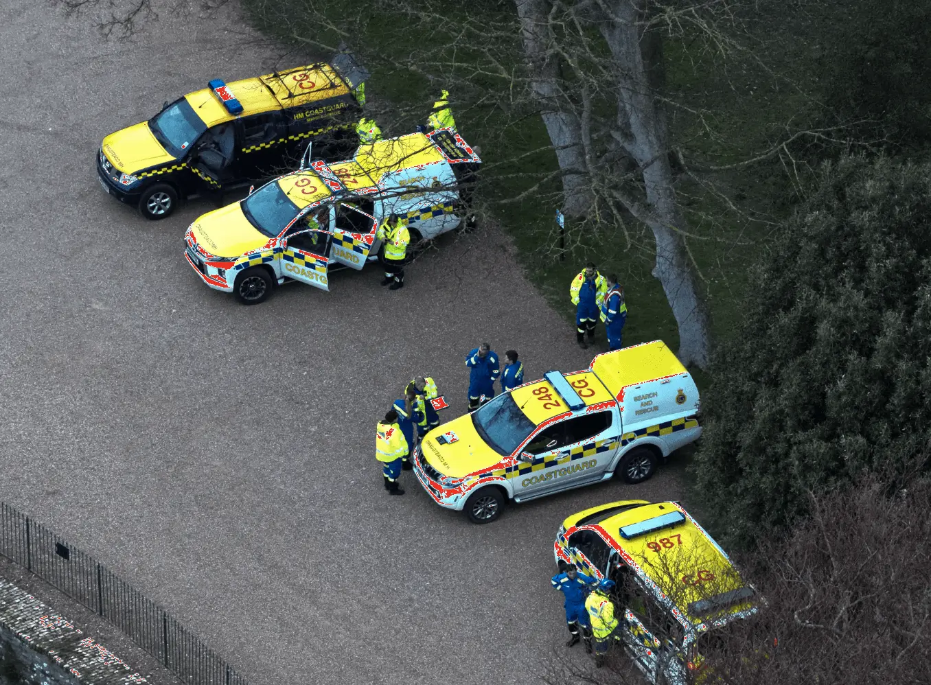 A large search has been launched in Deal after a man suffering from dementia was separated from his family