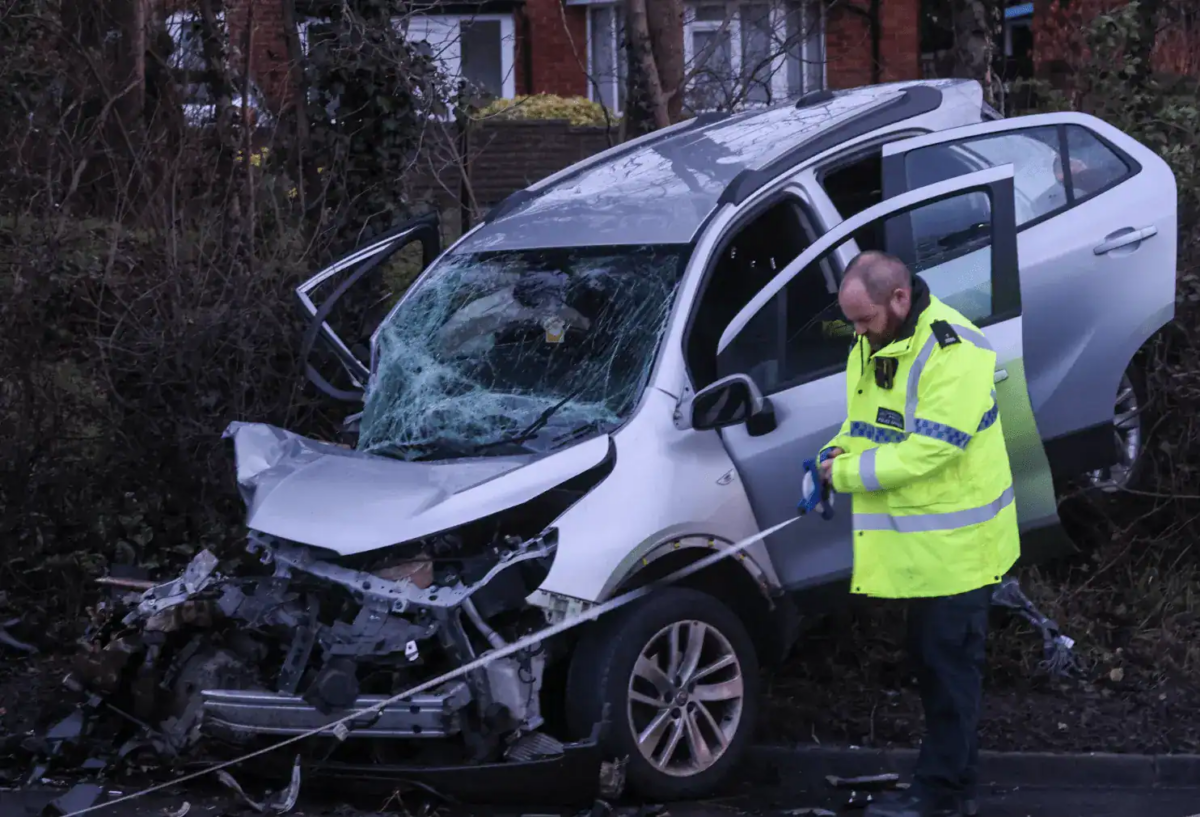 Croydon Chaos: BMW Flees Police, Crashes Into Vauxhall Leaving Driver Critically Injured