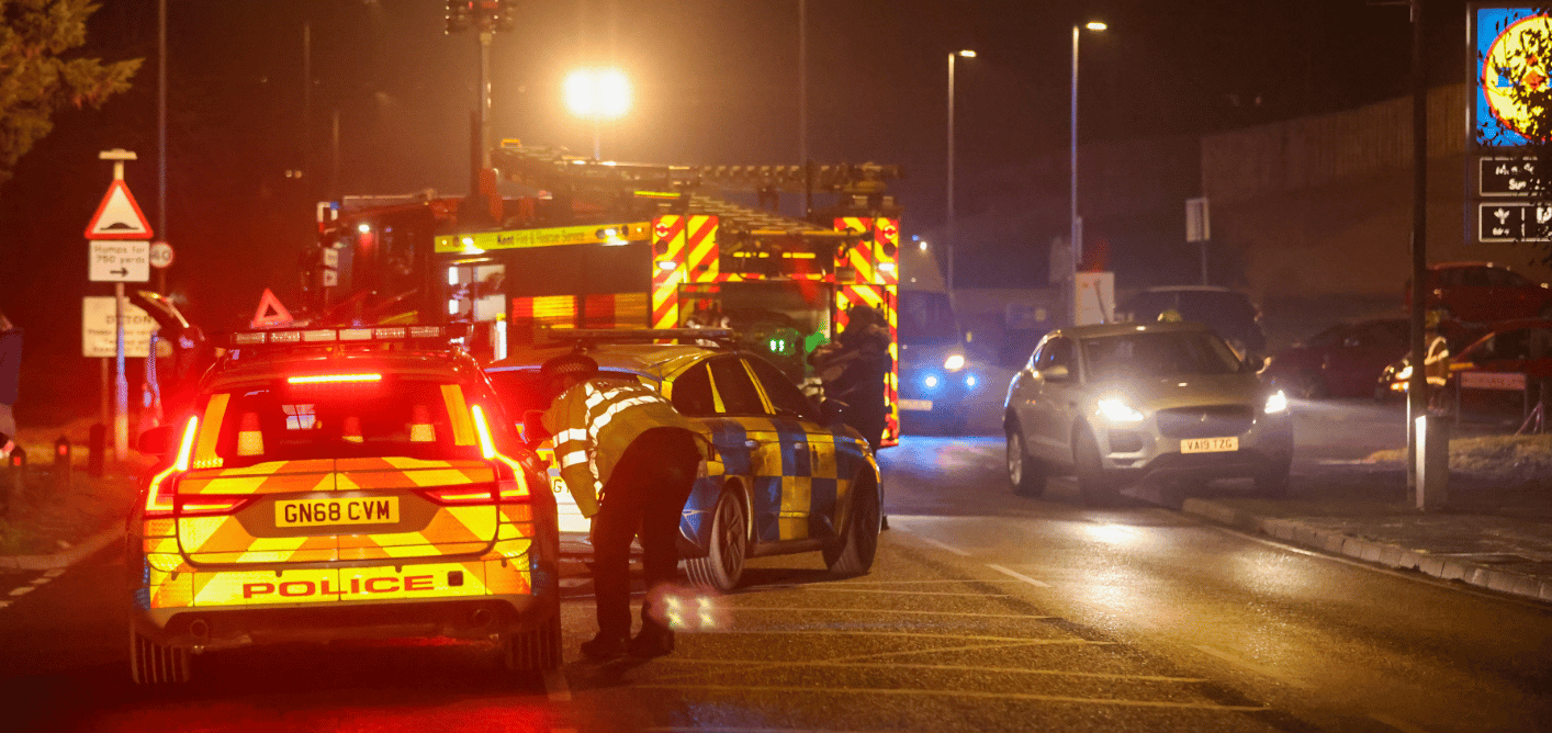 Kent road closed and police on scene after crash on the A20 – (ID 536461)