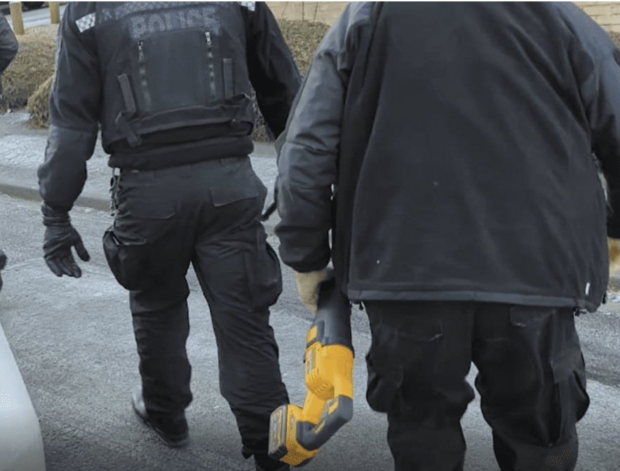 Officers Executed A Proactive Warrant And Seized Drugs, Cash, And Phones From A Flat, Questioning Two Suspects