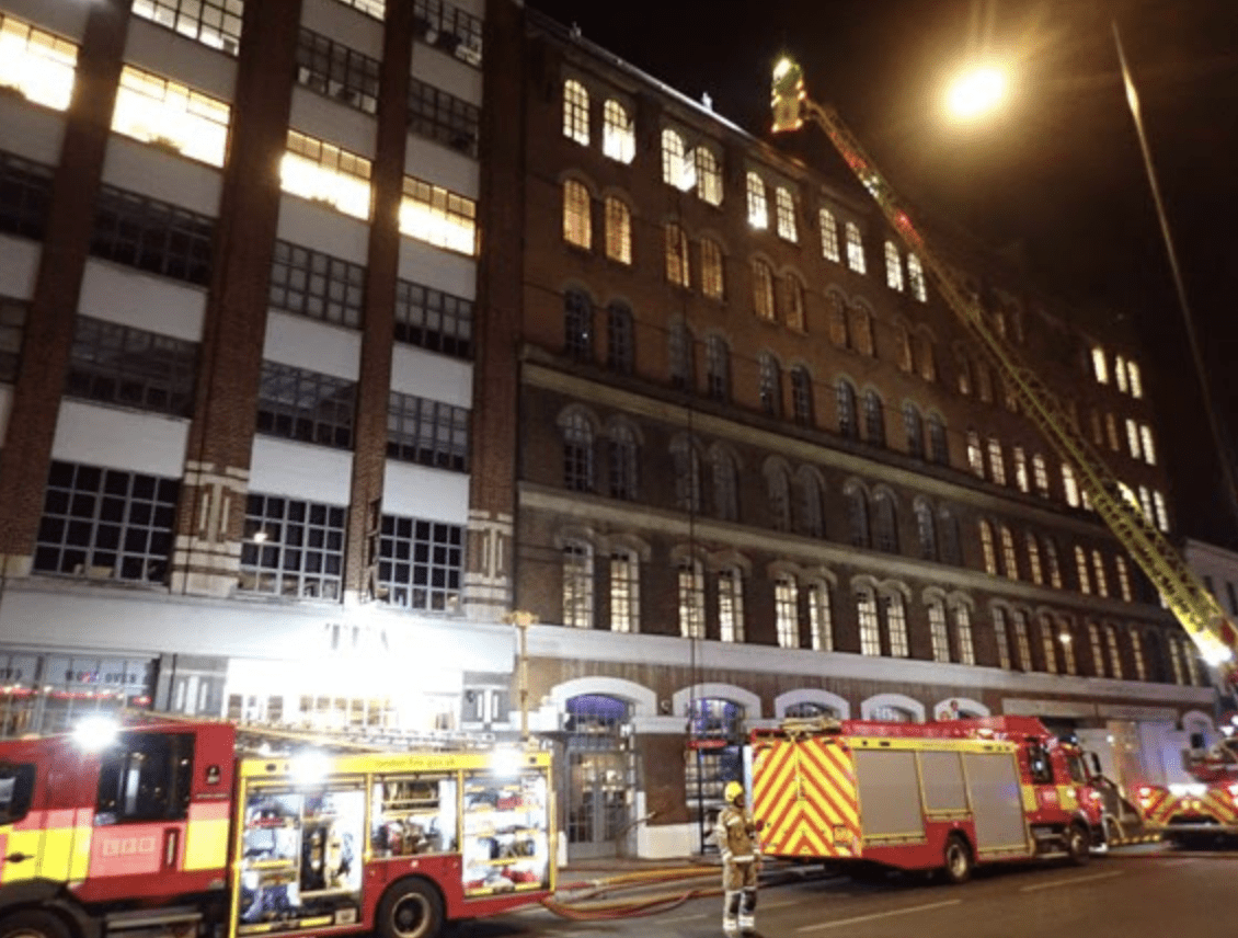 Firefighters Tackle Blaze At Shoreditch Restaurant Caused By Grease Ignition