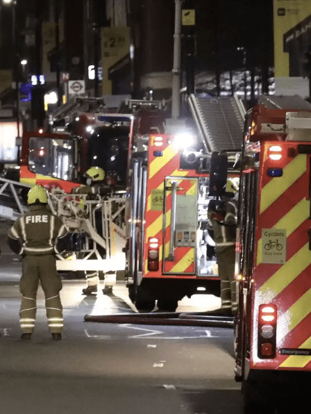 Persons Reported As Seventy Firefighters With Ten Engines Battle East London Kebab Shop Blaze That's Spread To Two Other Shops