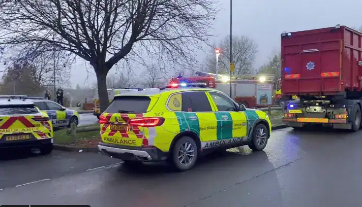 UPDATED: Major incident declared at  Babbs Mill Lake in the West Midlands after five children fall through frozen lake