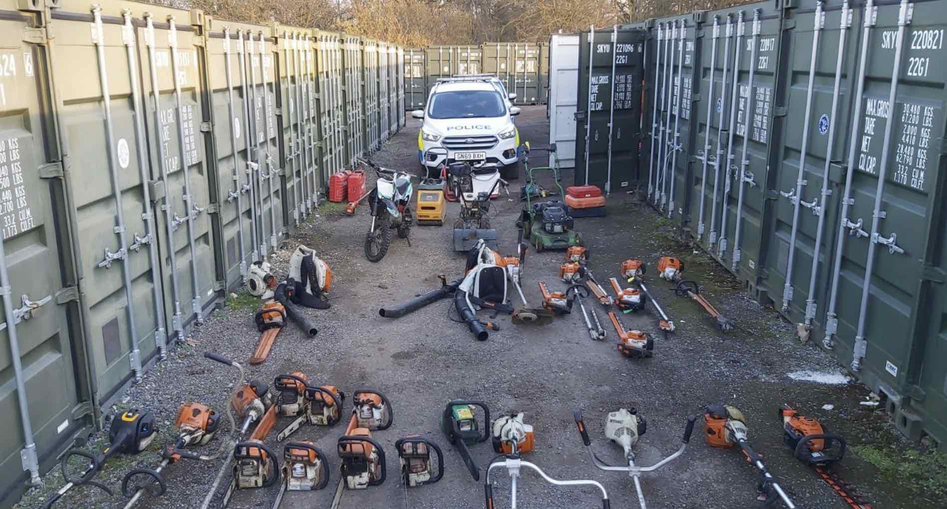 A Quad Bike, Dozens Of Hedge Trimmers And Other Stolen Tools Have Been Recovered By Rural Officers In Dartford