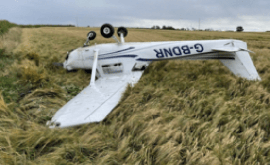 During A Training Flight, A Reims Cessna Carried Out A Forced Landing In A Field Approximately Four Miles From Retford Gamston Airport, Nottinghamshire