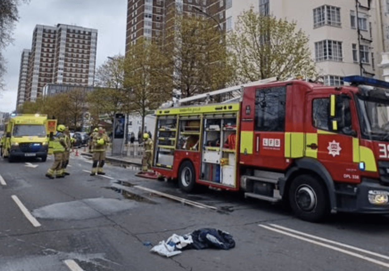 Most Of A Three-roomed Flat On The Fourth Floor Of A Six-storey Building Was Damaged By Fire An Arson Investigation Has Ben Launched