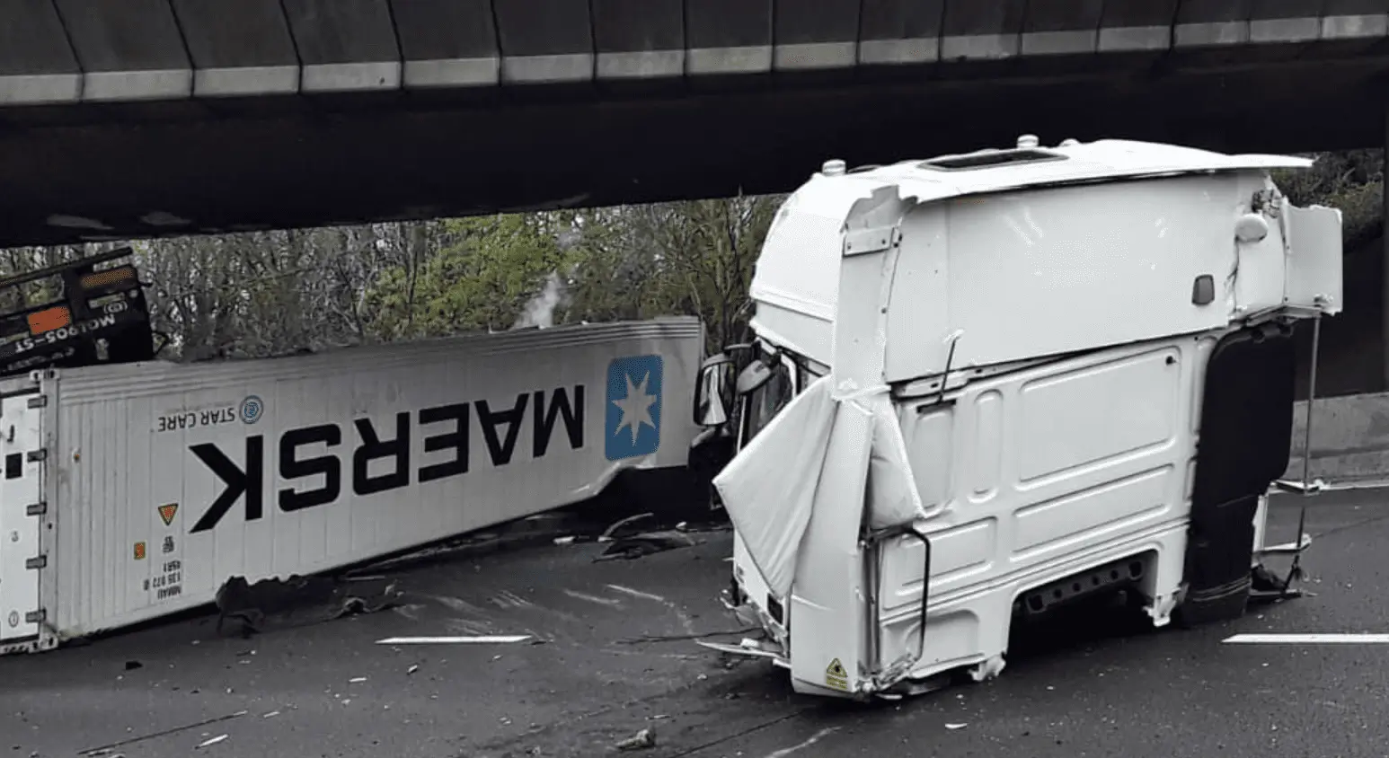 M6 Northbound Shut Indefinitely After Lorry Blaze Near Stafford – Air Ambulance At Scene, Massive Delays Expected
