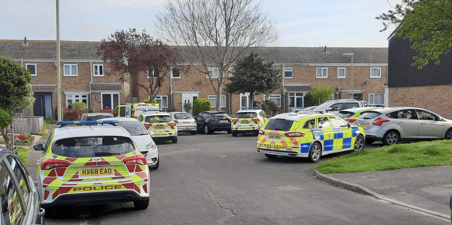 Officers Conducted A Drugs Warrant This Morning At An Address In Arminers Close, Gosport