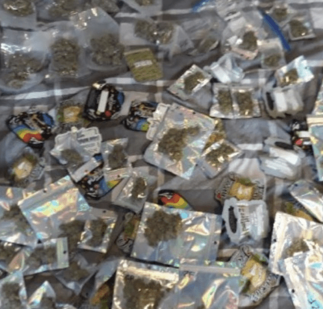 Police Woke Up And Arrested A Suspected Cannabis Dealer While Carrying Out A Warrant