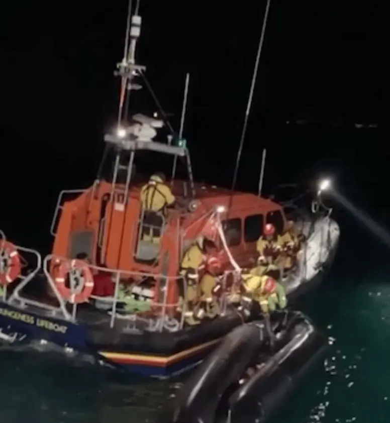 A Major Search And Recovery Operation Is Still Underway In The Sea Off The Coast Of Kent After A Boat Carrying Asylum Seekers Capsized