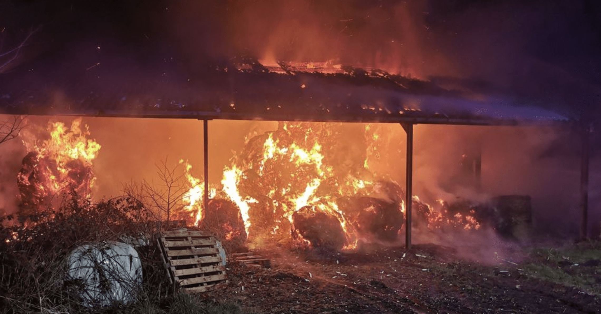 Arson Probe Launched After Blakfield Barn Fire