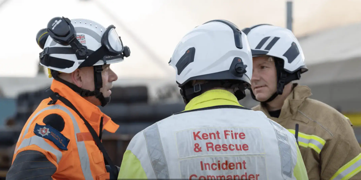 Fire crews called to train blaze