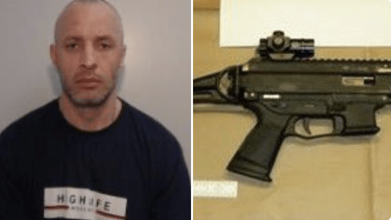 A Man From The Czech Republic Who Imported A Semi-automatic Gun And Ammunition Into The Uk Has Been Jailed For Nearly 13 Years