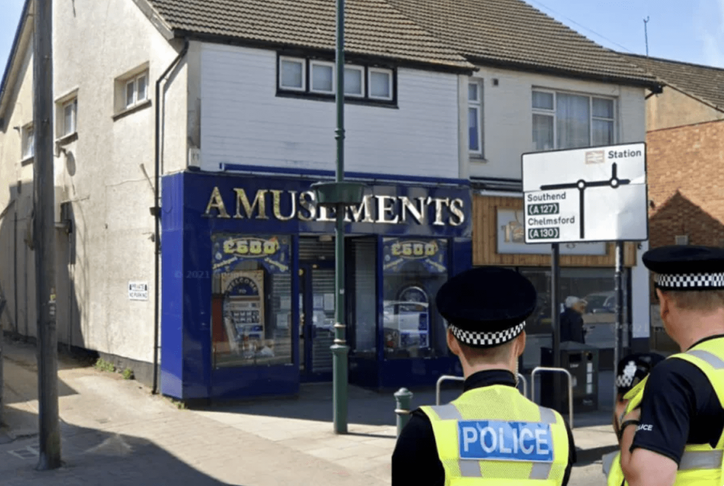 Police Are Investigating An Armed Robbery At Rayleigh Amusements Where Hundreds Of Pounds In Cash Was Stolen
